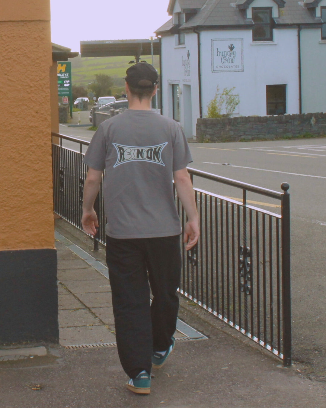 Warped Logo Tee - Faded Grey