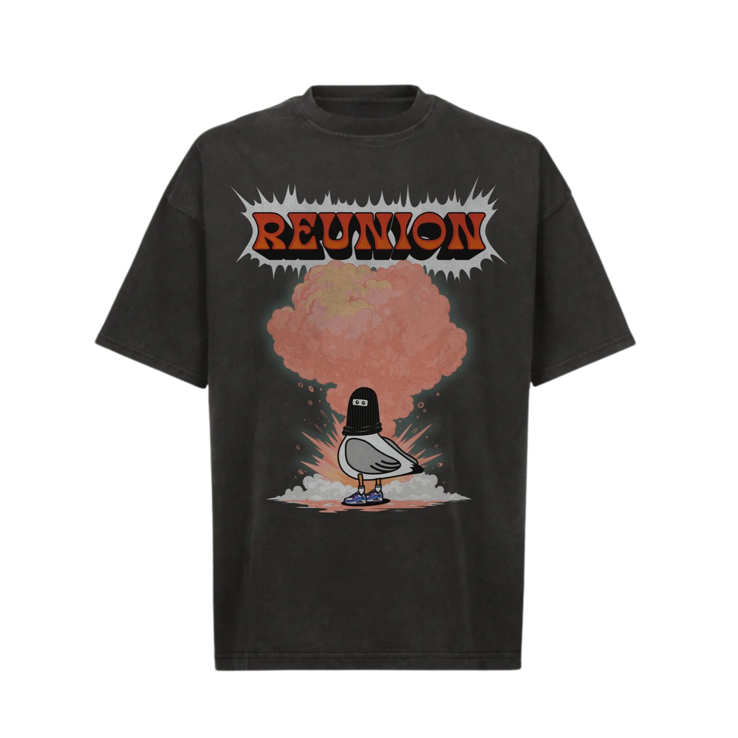 D.E.S Tee - Faded Black