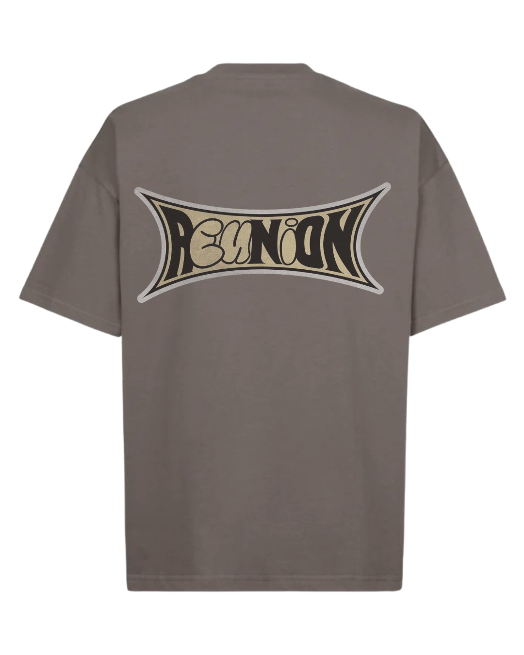 Warped Logo Tee - Faded Grey