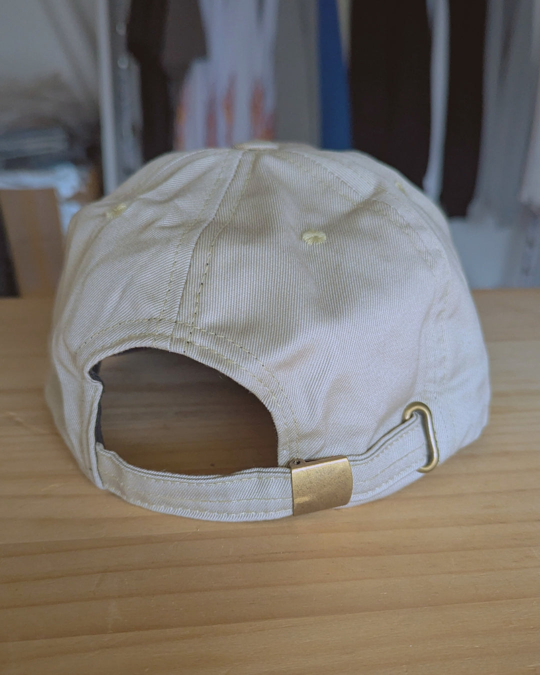 The Pike 6 Panel Hat - Beige/Denim