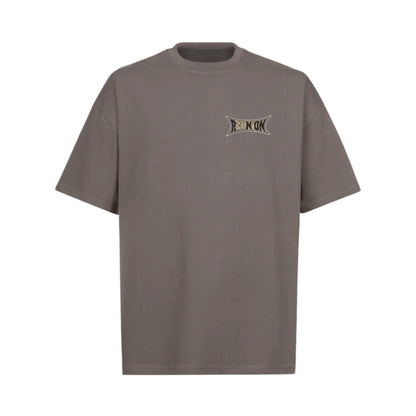 Warped Logo Tee - Faded Grey
