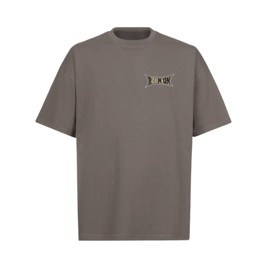Warped Logo Tee - Faded Grey